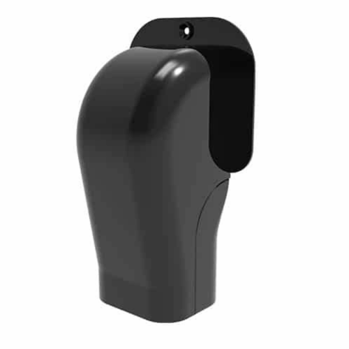 Afslutning med kant - Black line