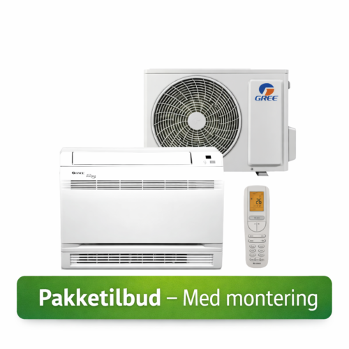 Gree Console 09 gulvmodel - Pakketilbud